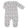 Weißer Baby-Schlafanzug mit Jahrmarkt-Motiven