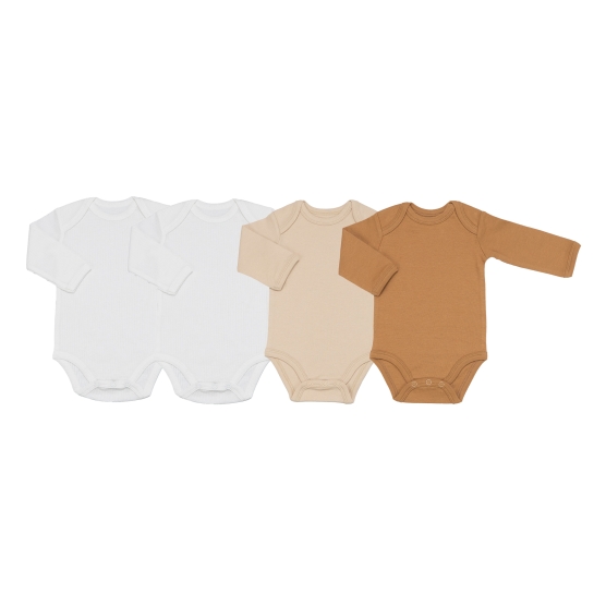 Set of 4 baby bodysuits