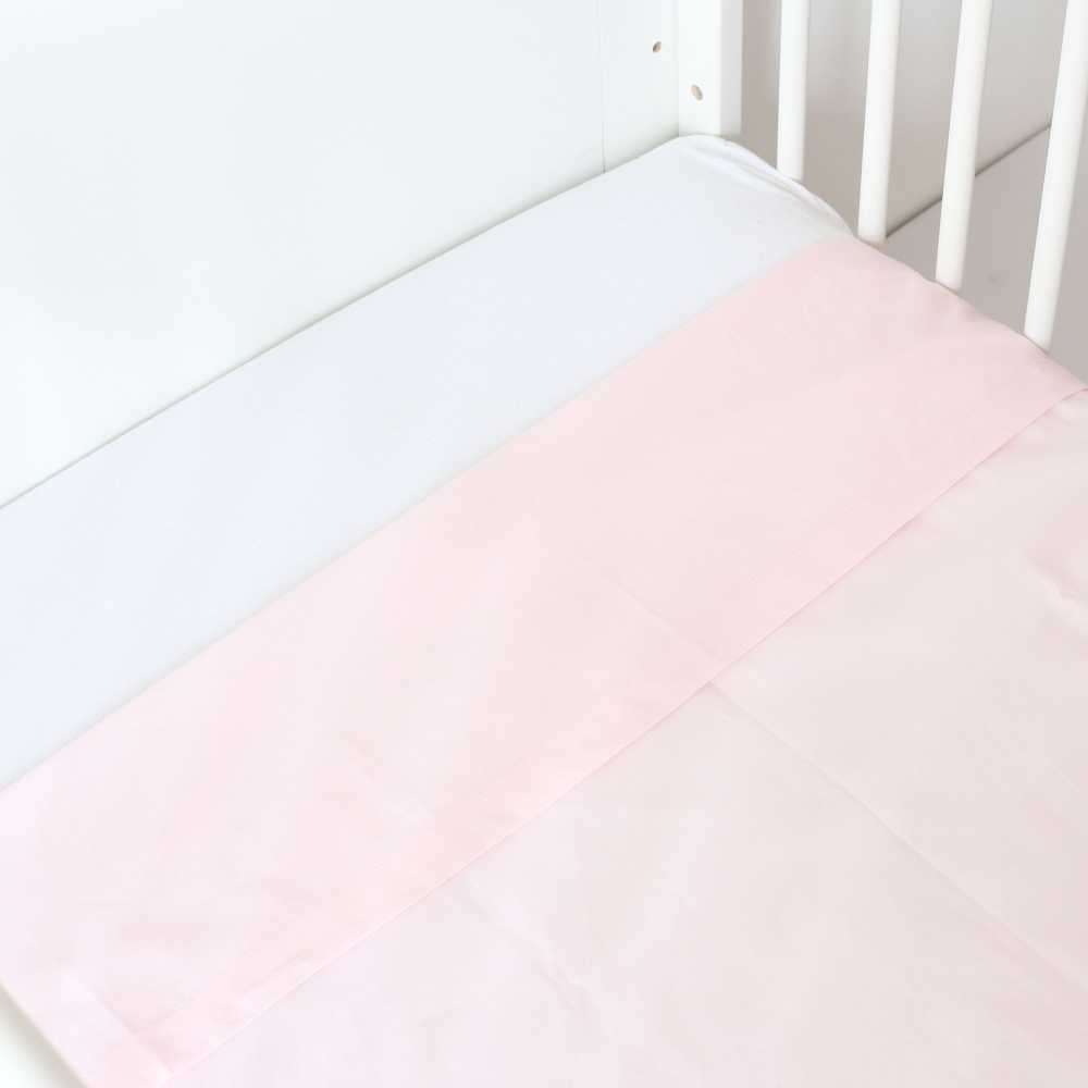 Roze plat laken - 120x180cm