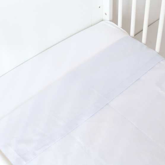 Blue flat sheet - 120x180cm