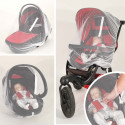 Reißverschluss-Moskitonetz - Cosy / Kinderwagen / Kinderwagen - Weiß