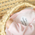 Pigiama "Solo mamma, papà e io" rosa