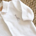 Beige pajamas with polo collar sophie the giraffe