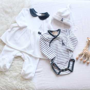 Sophie de giraf outfit idee