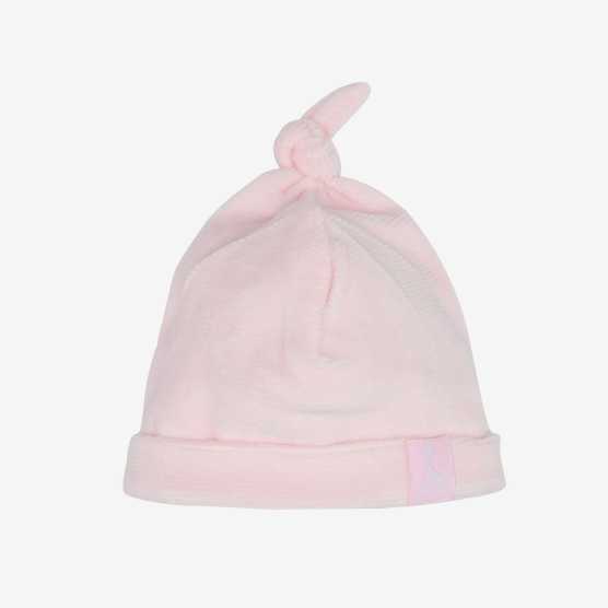 Berretto neonato in velluto drop needle - Rosa - ©Sophie la girafe