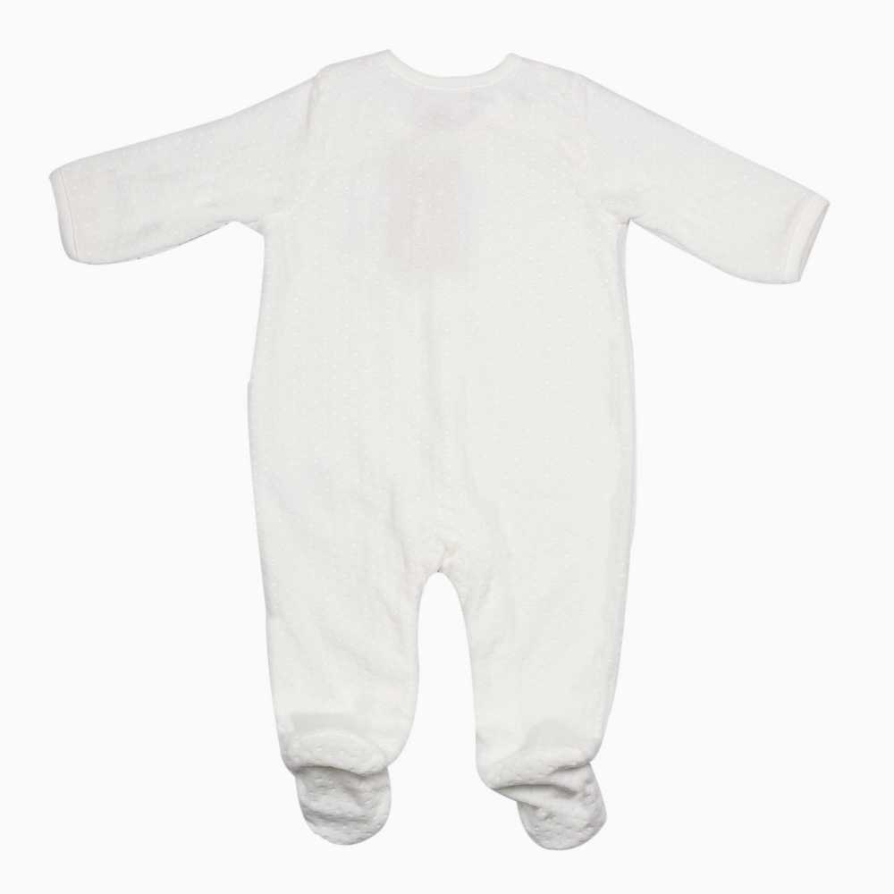 Arrière pyjama velours jacquard