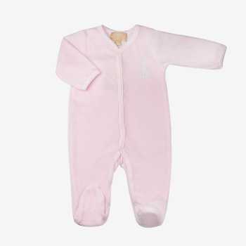 Pyjama Y Roze - Fluweel drop needle - ©Sophie de giraf
