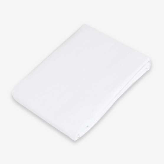 White flat sheet - 120x180cm