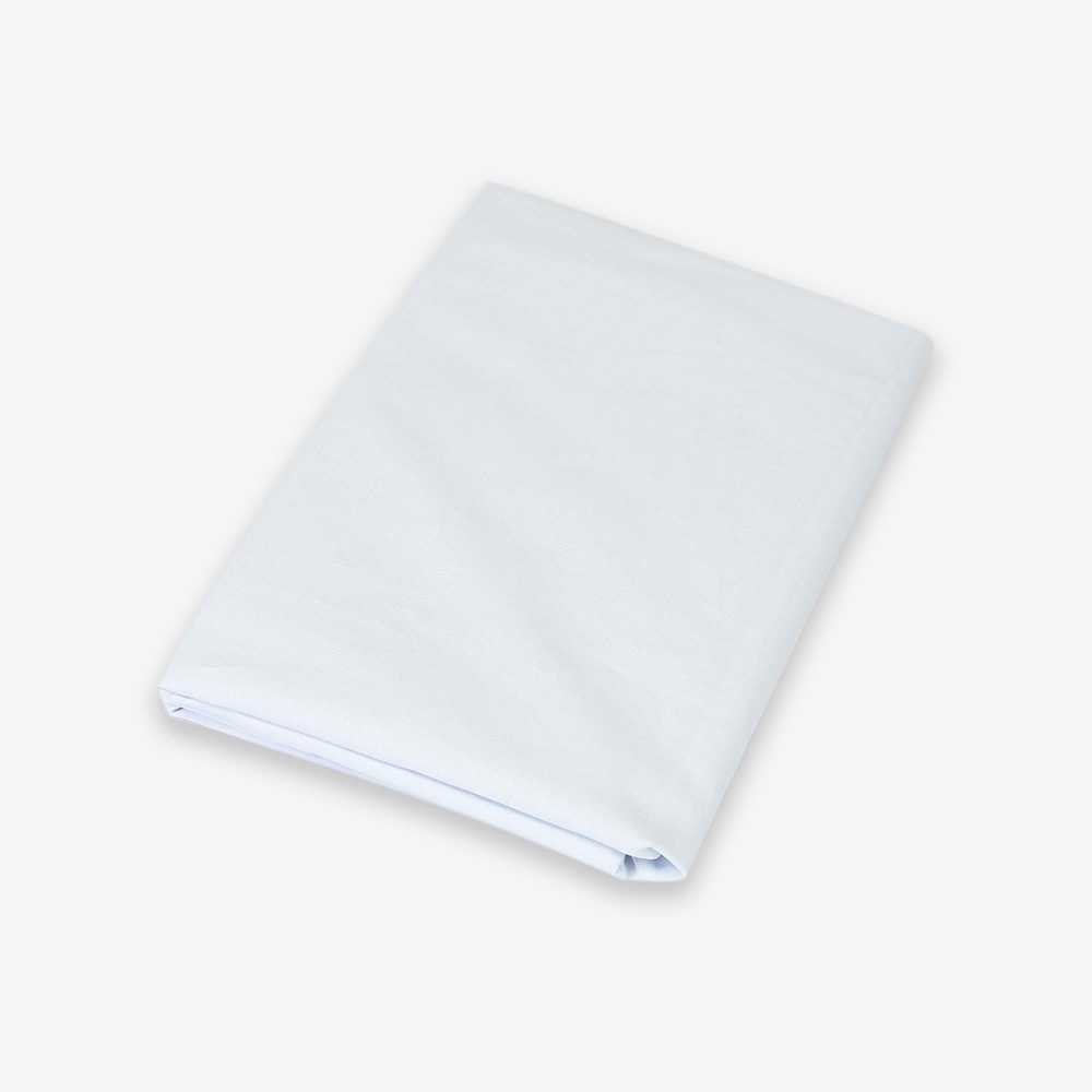 Flat blue sheet - 120x180cm