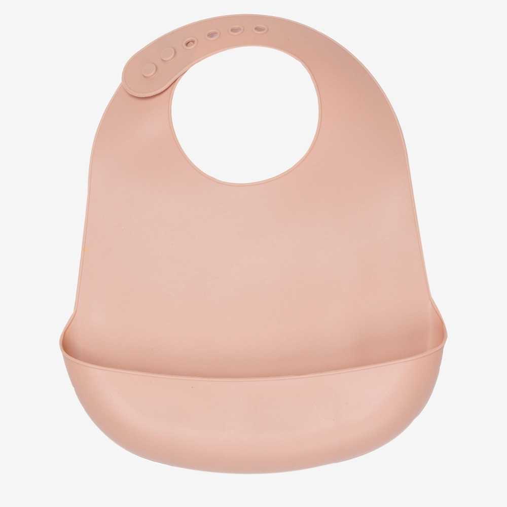 Bavoir Silicone - Rose