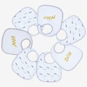 Set van 7 slabbetjes - Stoere baby