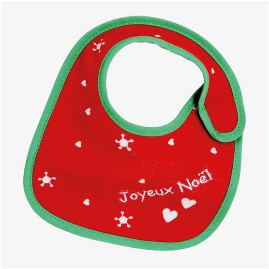 Set of 2 Christmas birth bibs