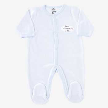 Pyjama "Nur Mama, Papa und Ich" blau