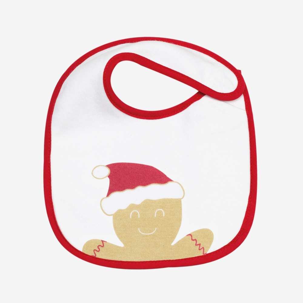 Weihnachtslätzchen rot und weiß