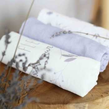 Beautiful lilac swaddles