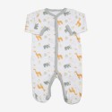 Baby-Samtschlafanzug Dschungel
