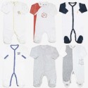 Set fluwelen babypyjama's