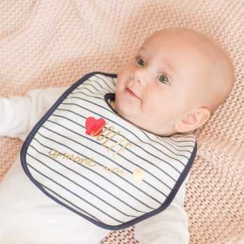 Lot de 7 bavoirs - Jolie comme un coeur Trois Kilos Sept - 5