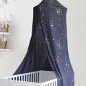 Baldacchino blu marino con stelle argentate Trois Kilos Sept - 2