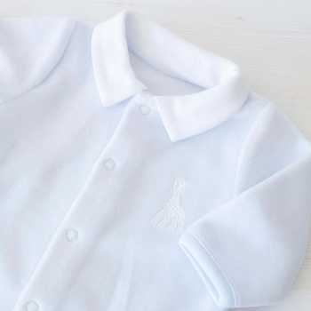 zachte blauwe pyjama