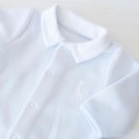 weicher blauer Pyjama