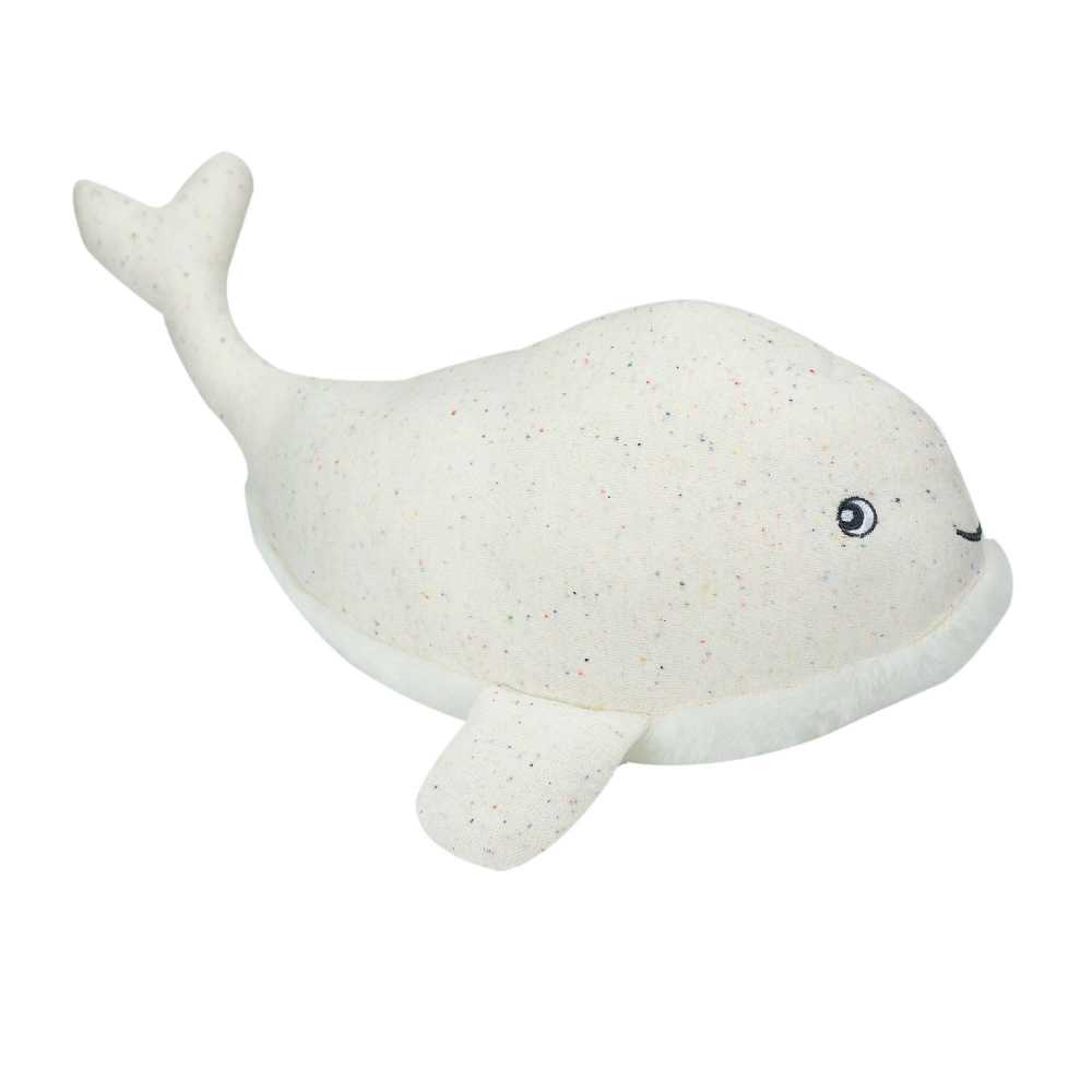 Wal-Plüschtier beige meliert 40 cm