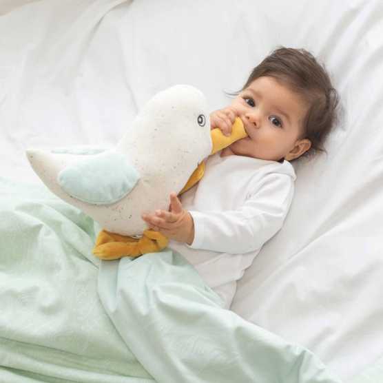 babydeken milky green 100x140 cm