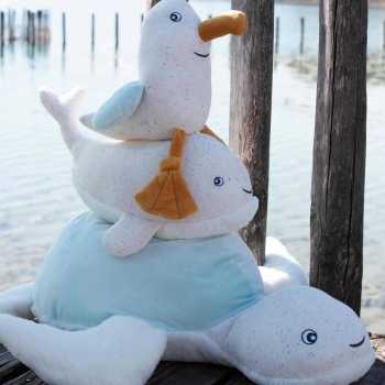 stapel knuffels van de zee