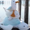 pile de peluche de la mer