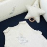 sacco nanna in nova 90 cm, beige screziato in un letto