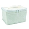 Kosmetiktasche wassergrün und beige meliert Au large de Nova, Produktfoto