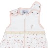 Opening with snaps and zipper for the newborn sleeping bag in organic cotton Rose & Lili
