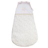 90 cm sleeping bag on white background with Floral print - Rose & Lili
