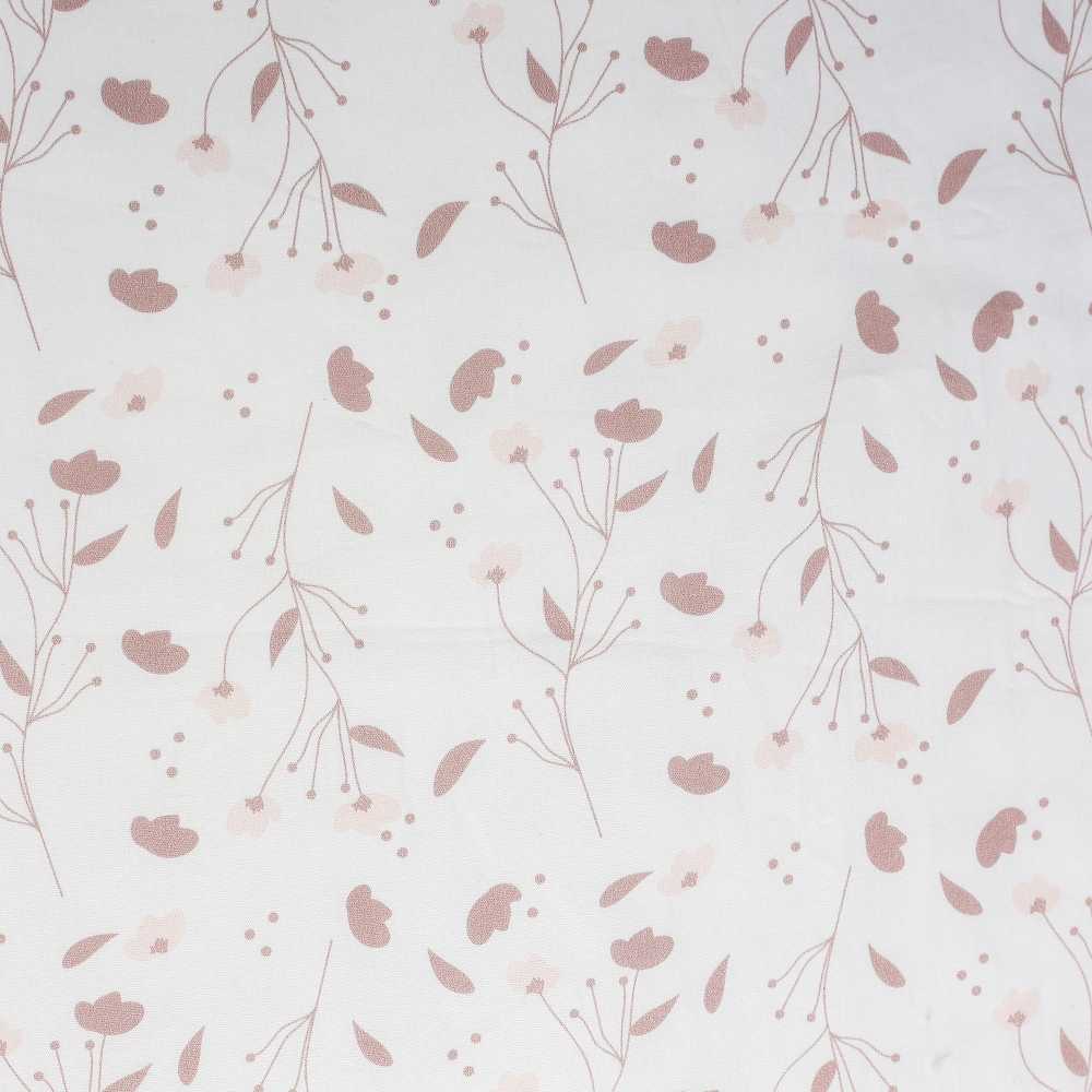 zoom materia y estampado del Saco de dormir 90 cm sobre fondo blanco estampado Floral - Rose & Lili