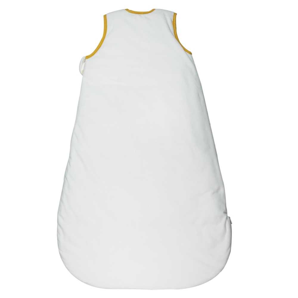 weißer Schlafsack Rückansicht