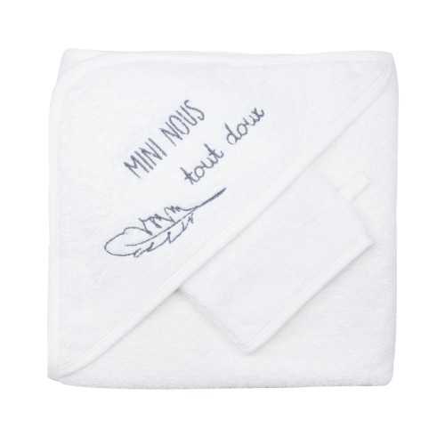 Baby-Badeumhang Mini Nous grau