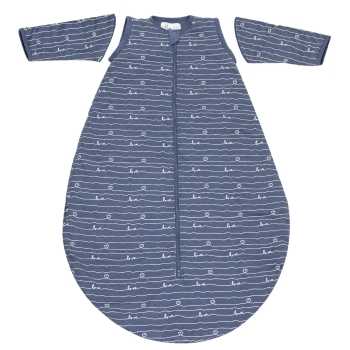 Saco de dormir azul marino sin sus mangas desmontables