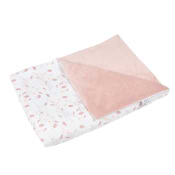 Couverture bébé fille - Fleurs