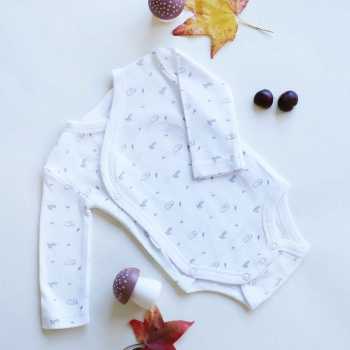 Body neonato - Motivo volpe Trois Kilos Sept - 4