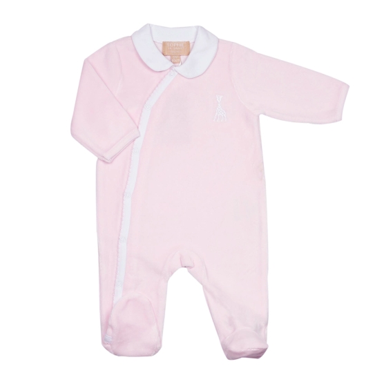 pijama niña rosa sophie con apertura cruzada