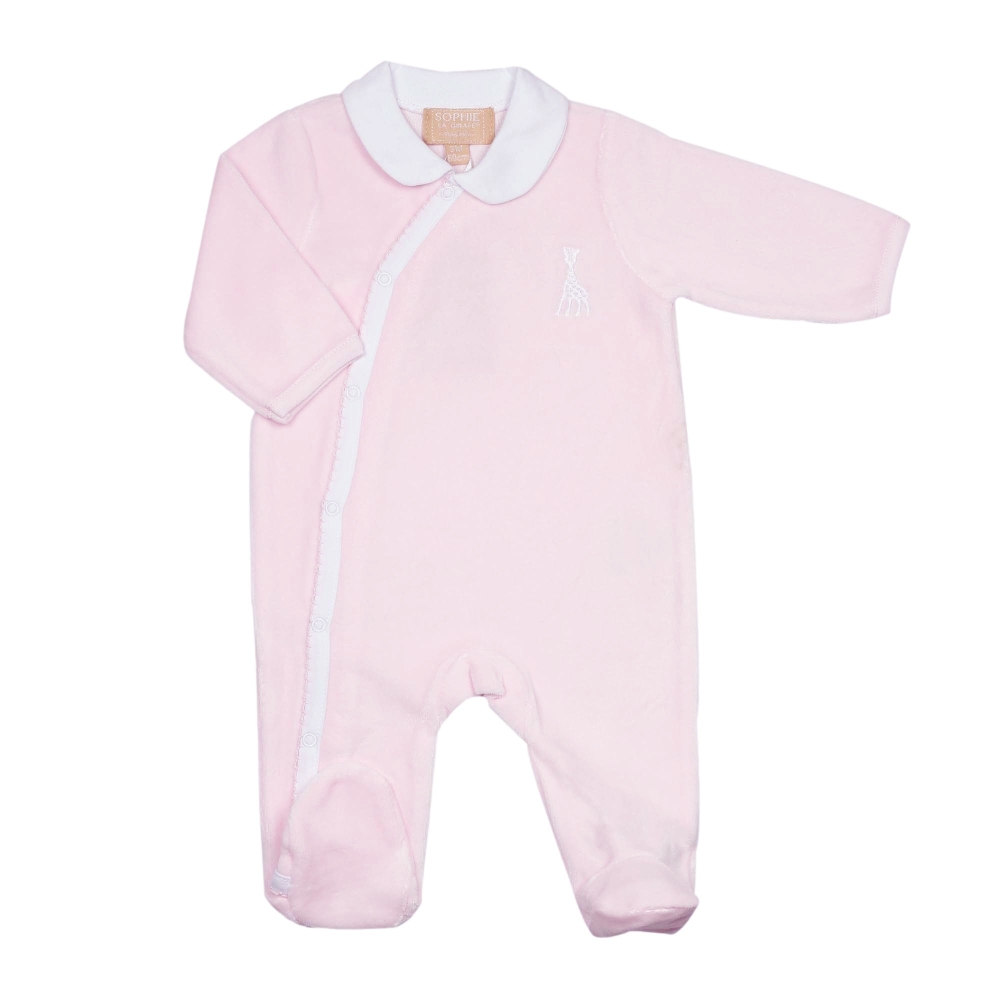 pijama niña rosa sophie con apertura cruzada