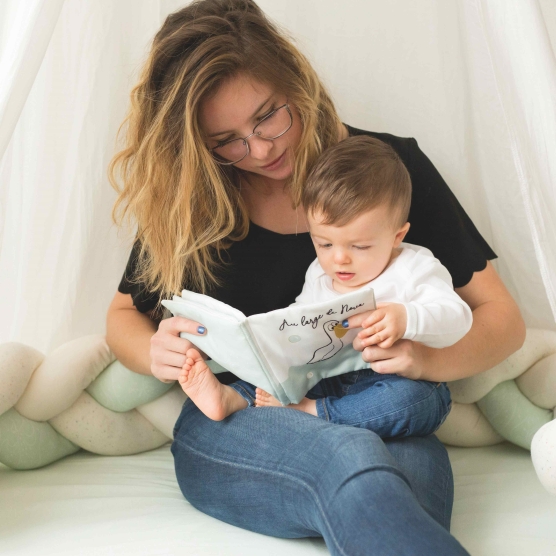 Baby-Stoffbuch mit Ozean-Thema