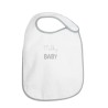 Wit slabbetje met opschrift Milky Baby