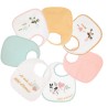 Set di 7 bavaglini per neonato - Bebè d'amore
