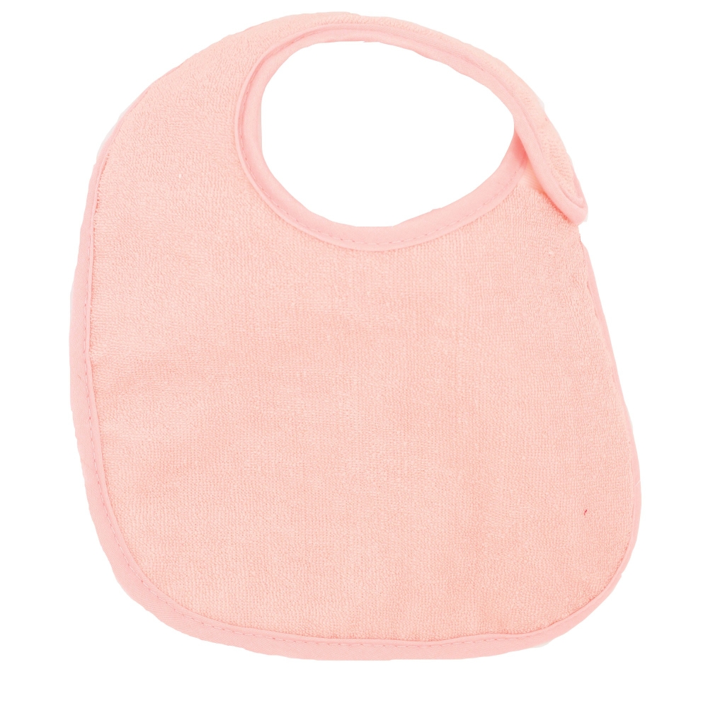 Baby slabbetje meisje - Effen roze