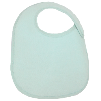 bavaglino neonato blu pastello