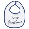 Weißes Lätzchen mit Aufschrift Little Gentleman
