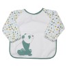 Baby terry cloth bib with small panda