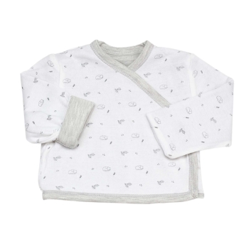 Reversible jacket with fox pattern