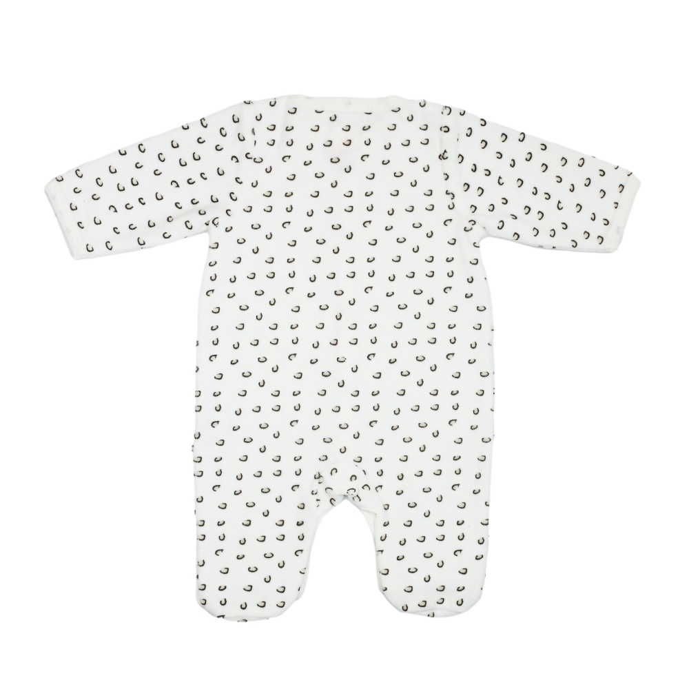 espalda del pijama de nacimiento Leopardo